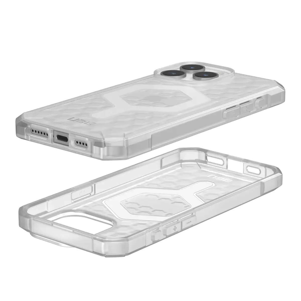 UAG Essential Armor 磁吸式耐衝擊保護殼 搭配 2.5D 滿版玻璃保貼 適用 iPhone 15 Pro