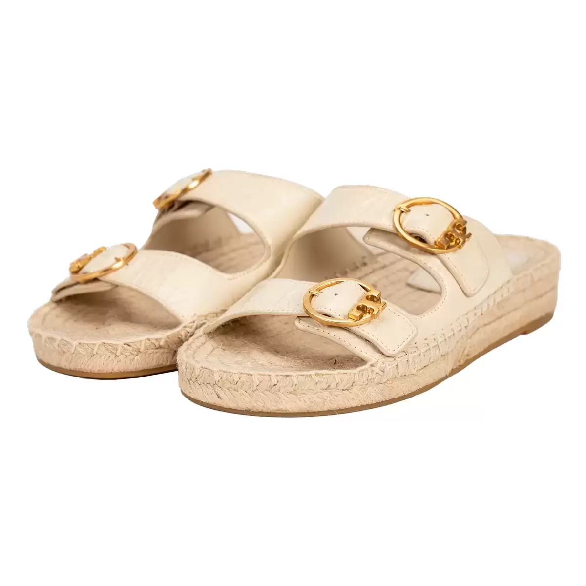 Tory Burch 女雙帶拖鞋 米白 US7.5