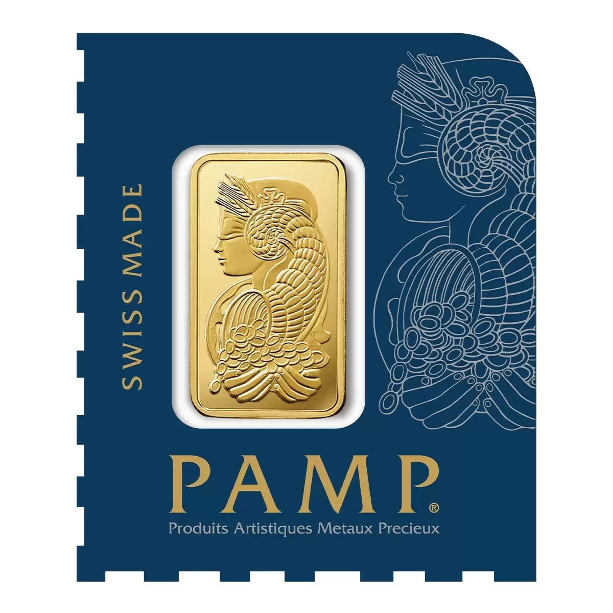 PAMP 財富女神金條塊999.9純金 1公克 X 12入