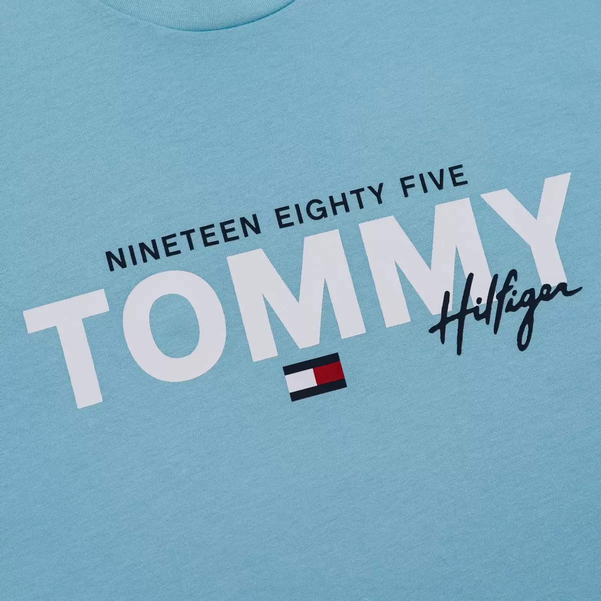 Tommy Hilfiger 男短袖上衣 淺藍 S