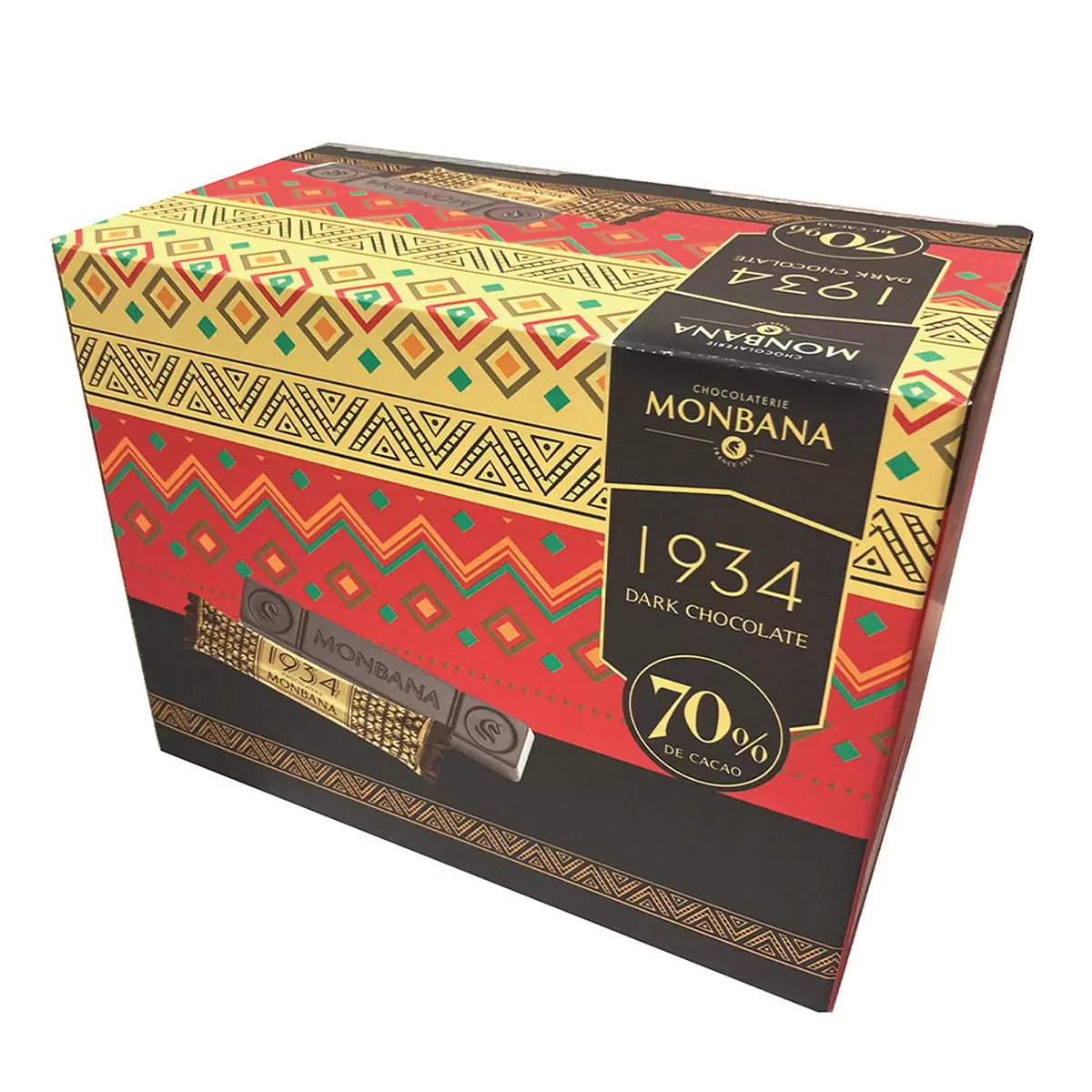MONBANA 1934 70%迦納黑巧克力條 2400公克