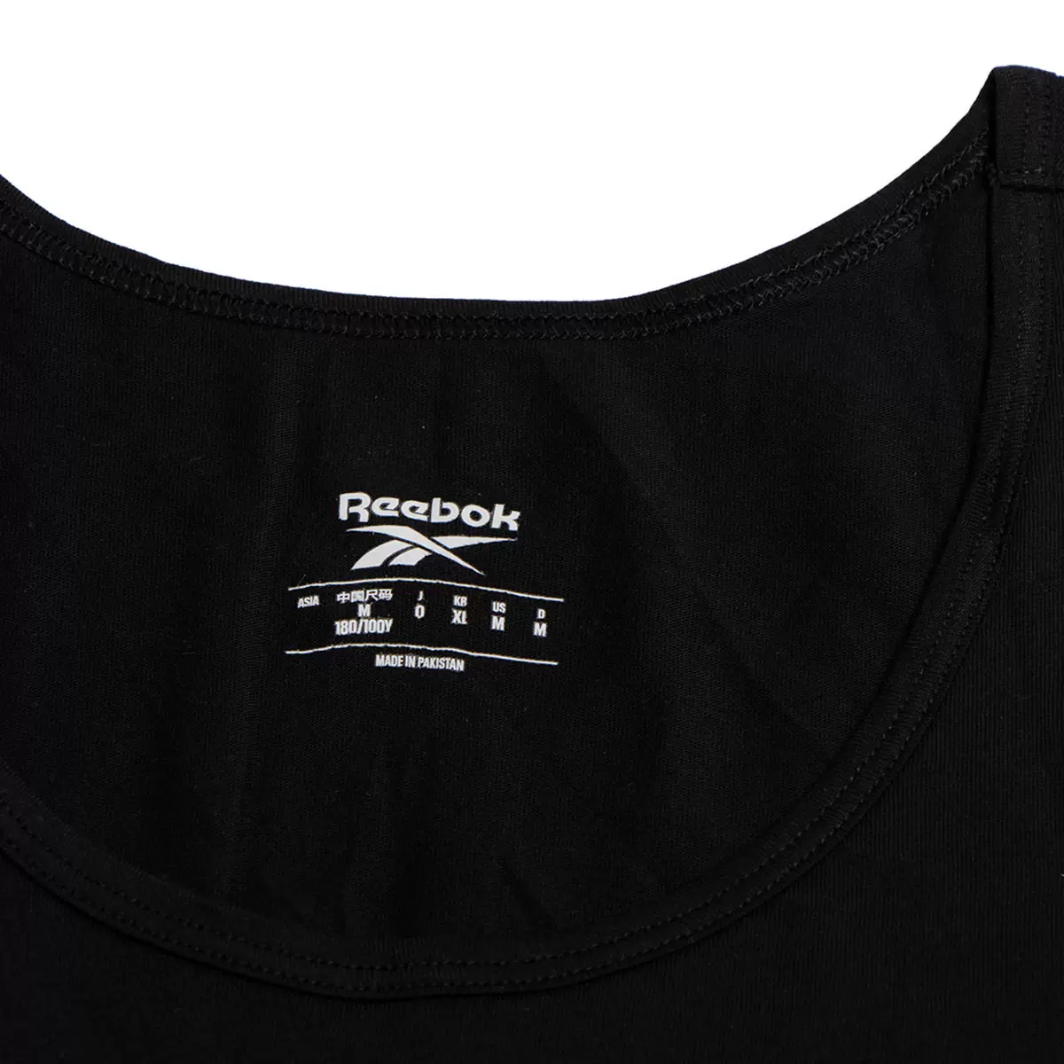 Reebok 男Logo背心 黑 XL