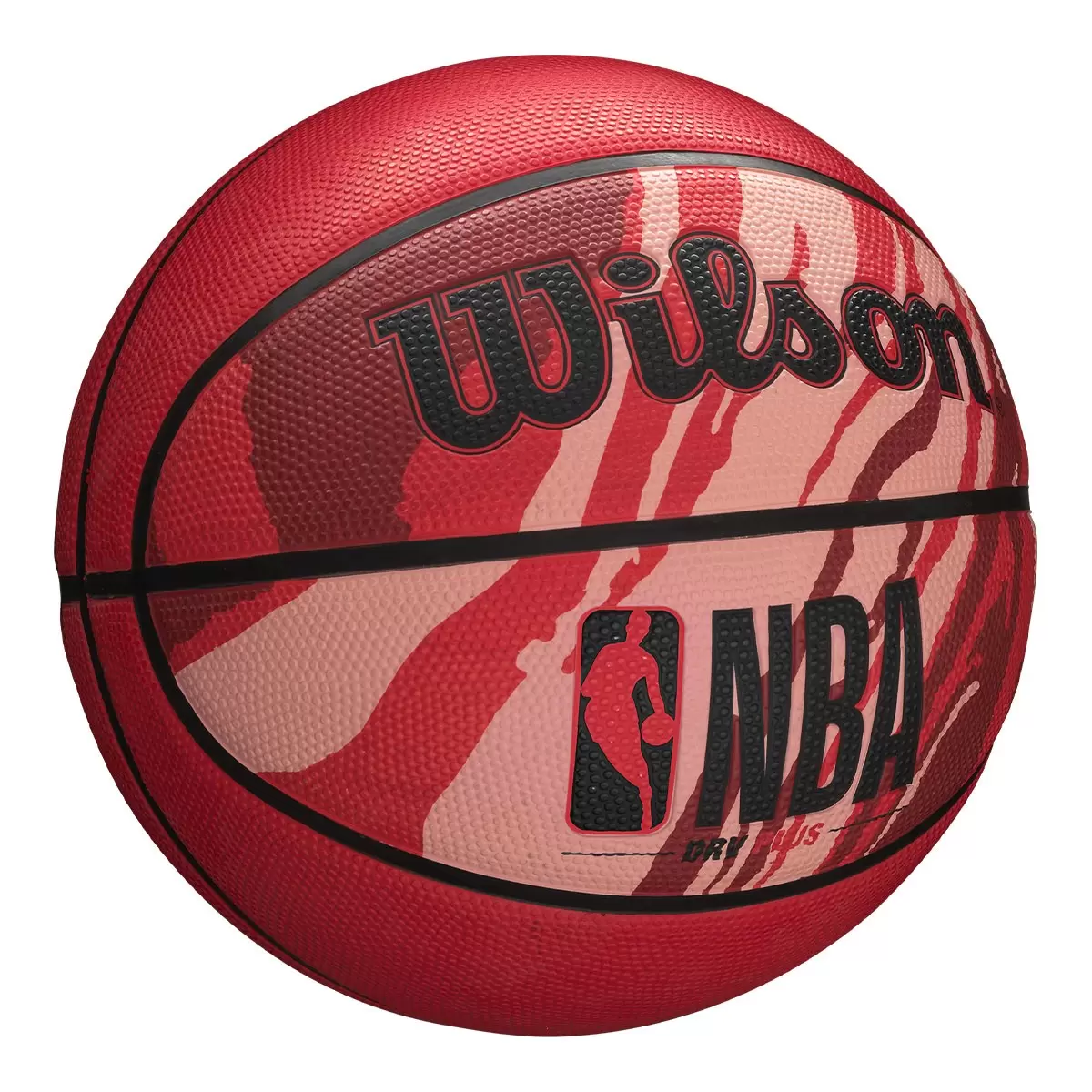 威爾森 橡膠籃球 NBA DRV 系列 PLUS 火紋紅 (7號)