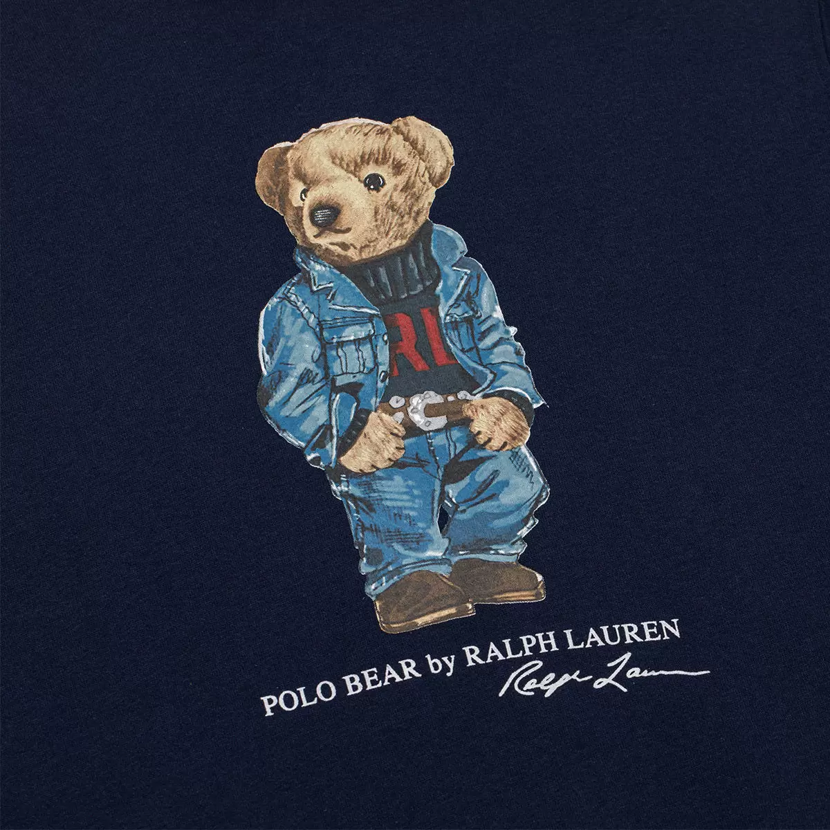 Polo Ralph Lauren 男Polo Bear連帽上衣 深藍 L