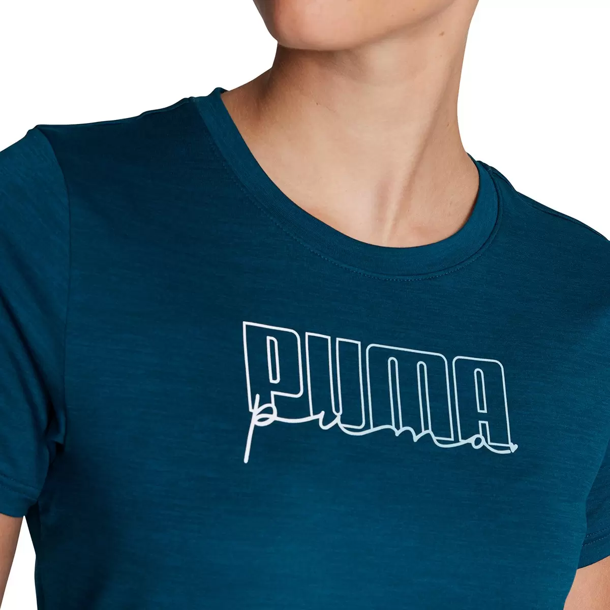 Puma 女圓領短袖上衣