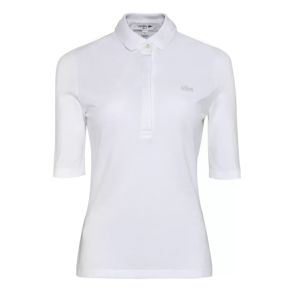 Lacoste 女棉質彈性短袖Polo衫