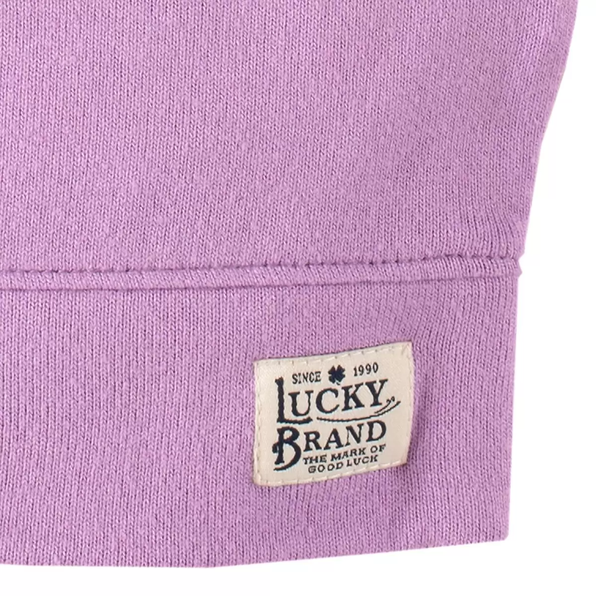 Lucky Brand 兒童長袖上衣 兩件組 淺紫 XS