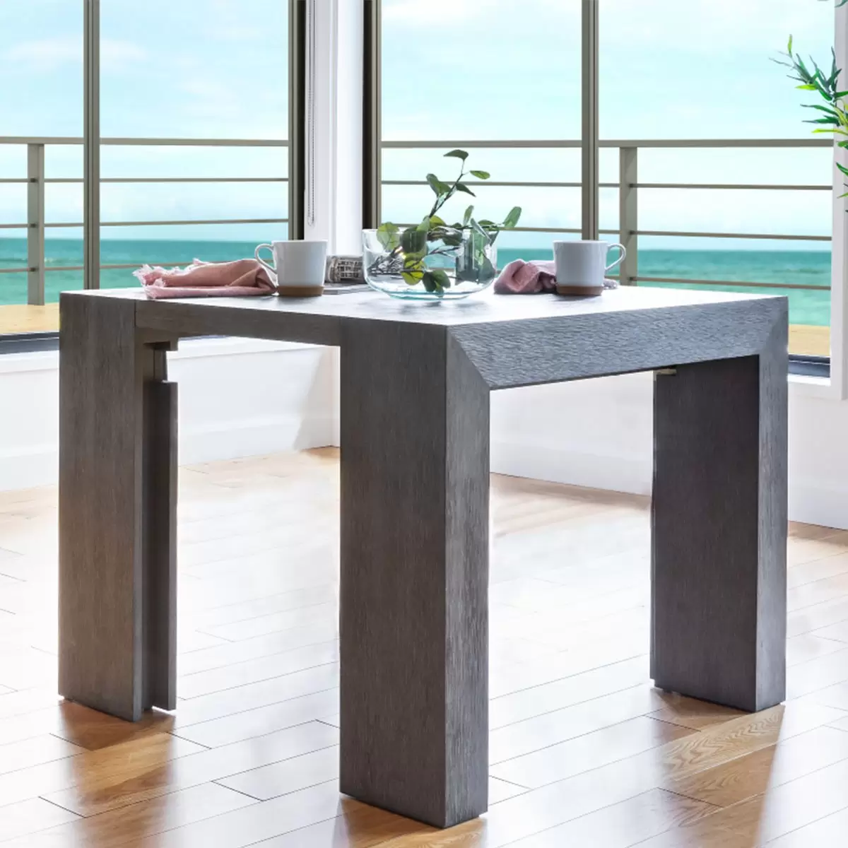 Transformer Table 可延伸式餐桌 灰色