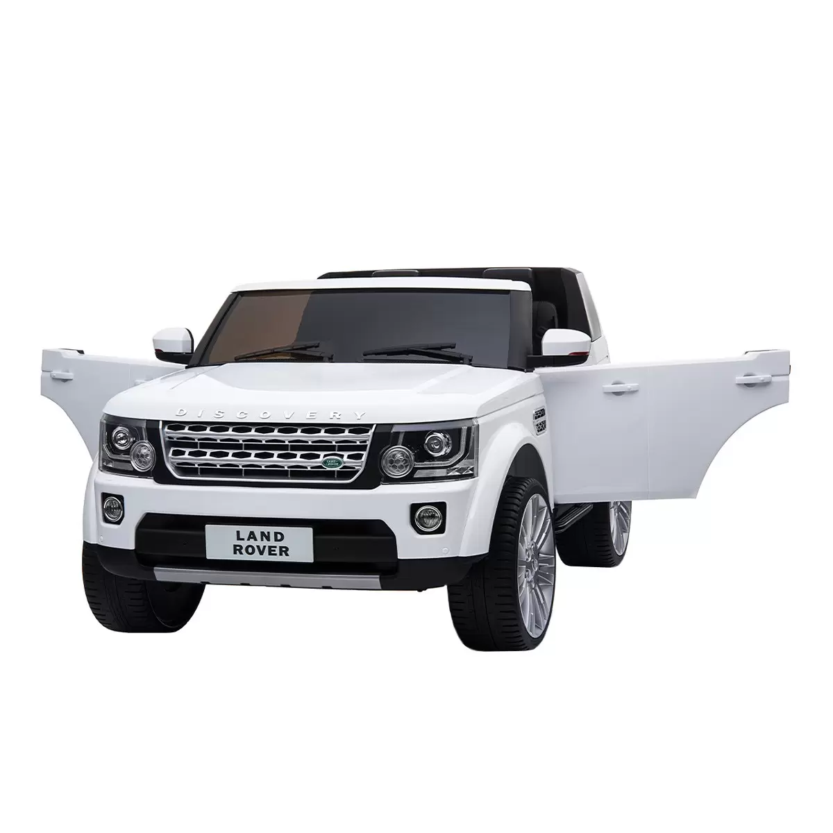 Land Rover 兒童雙人電動玩具車 白色