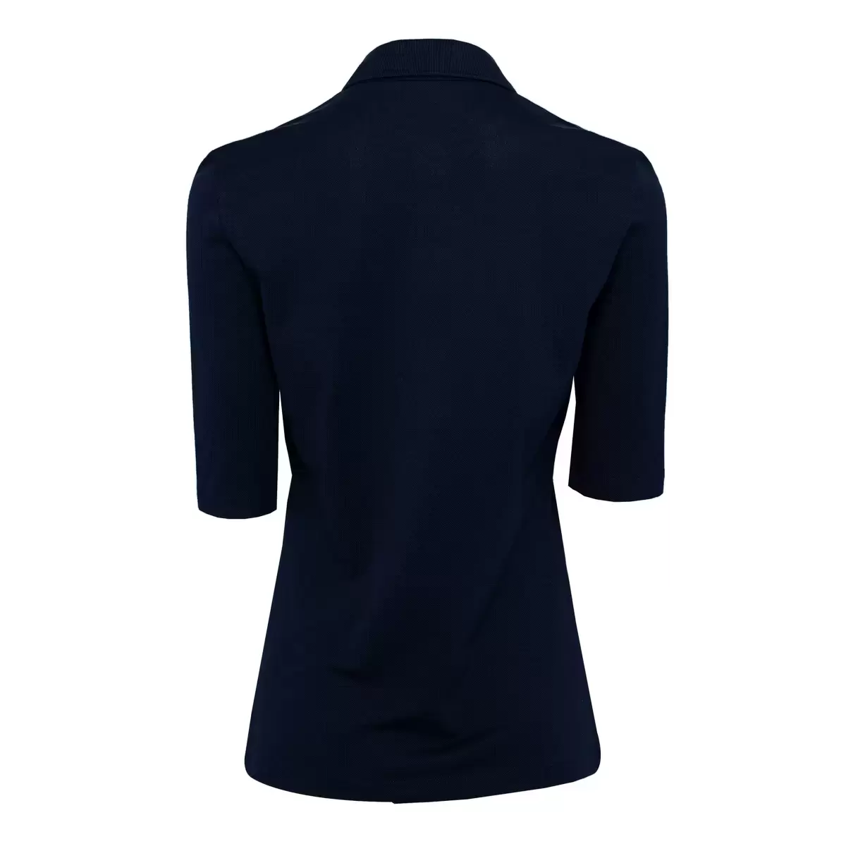 Lacoste 女棉質彈性短袖Polo衫 深藍