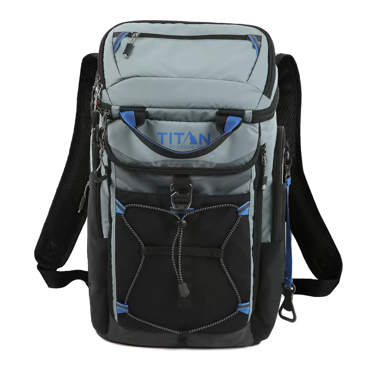 Titan 26罐裝背包型保冷袋含保冷劑兩入 藍