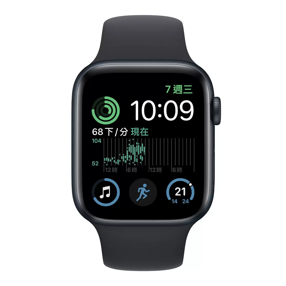 Apple Watch SE (GPS) 44公釐鋁金屬錶殼 運動型錶帶