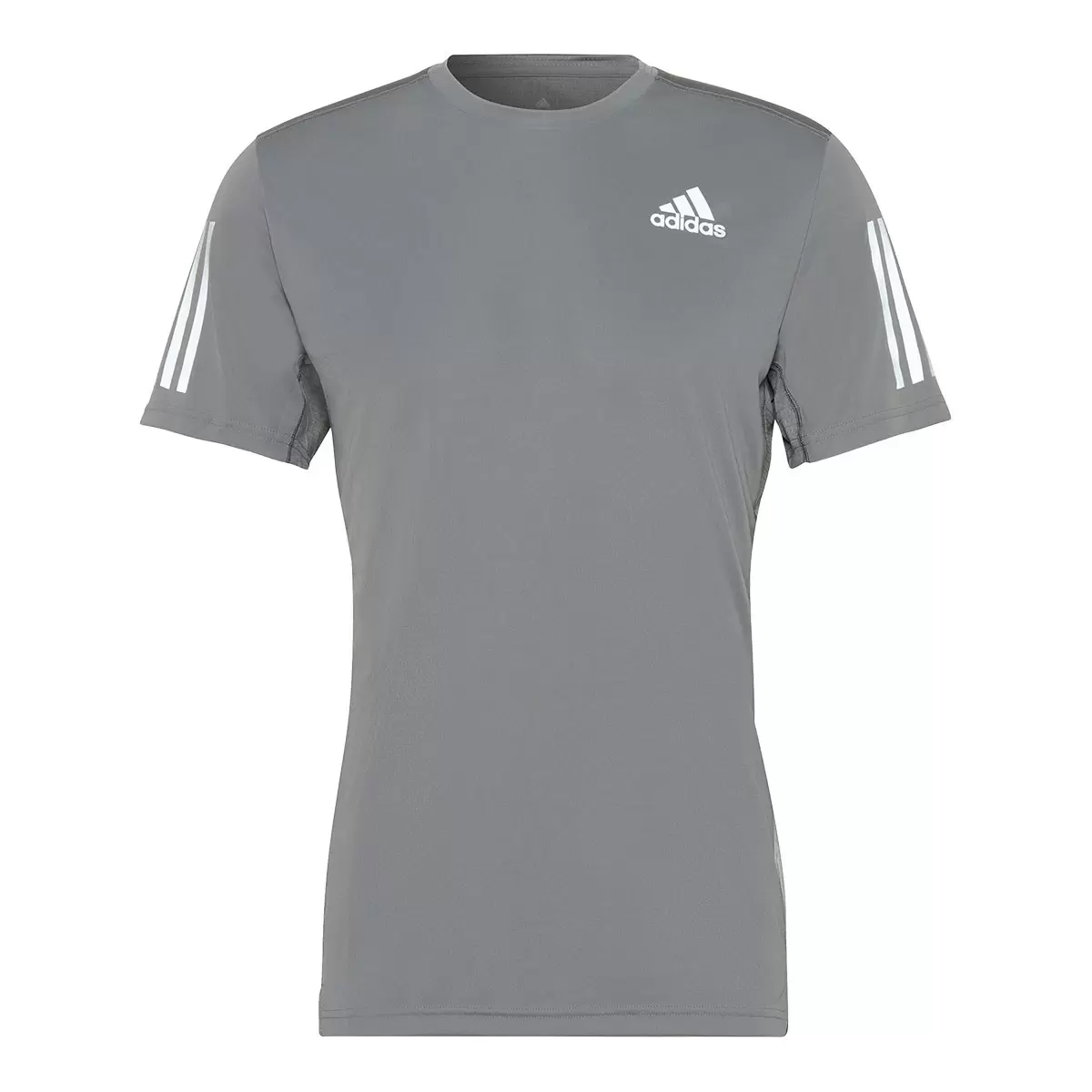 Adidas 男短袖運動上衣 灰 XL