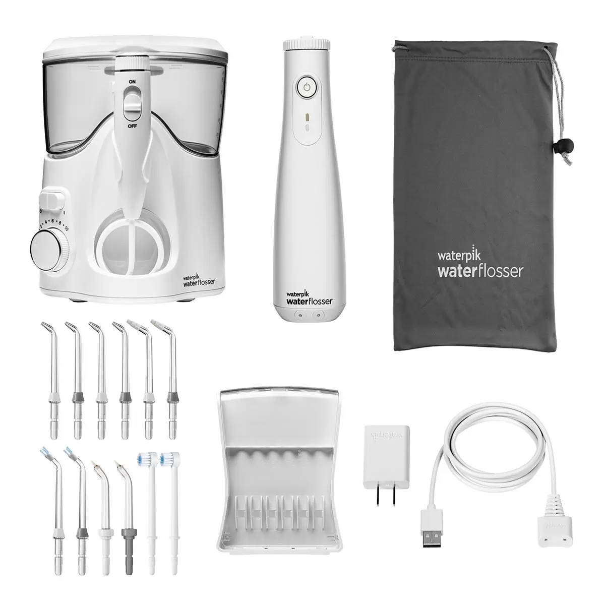 Waterpik 多功能沖牙機雙機組 WP-150 + WF-10W