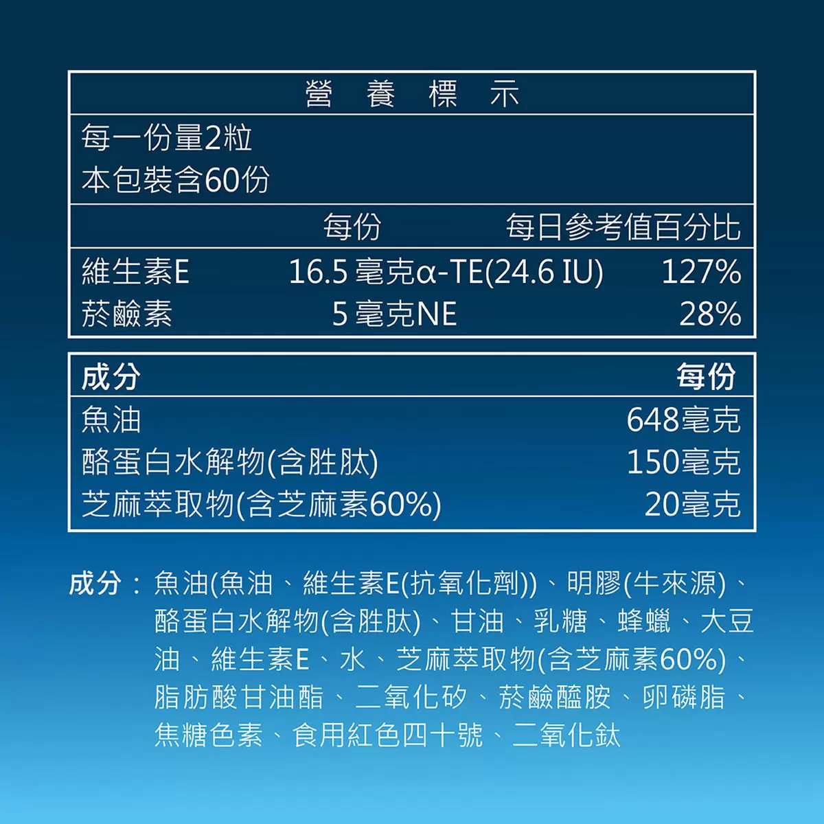 舒活 芝麻萃取軟膠囊120粒