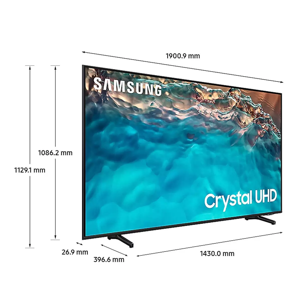 Samsung 85吋 4K Crystal UHD 電視 UA85BU8000WXZW