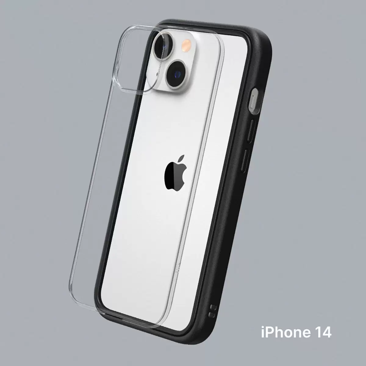 犀牛盾 iPhone 14 MOD NX 防摔手機殼 + 9H 3D滿版螢幕玻璃保護貼 黑