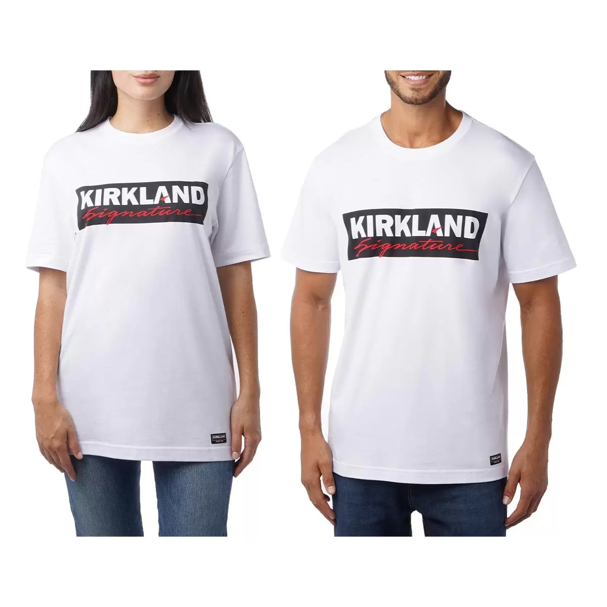 Kirkland Signature 科克蘭 Logo 短袖上衣 白