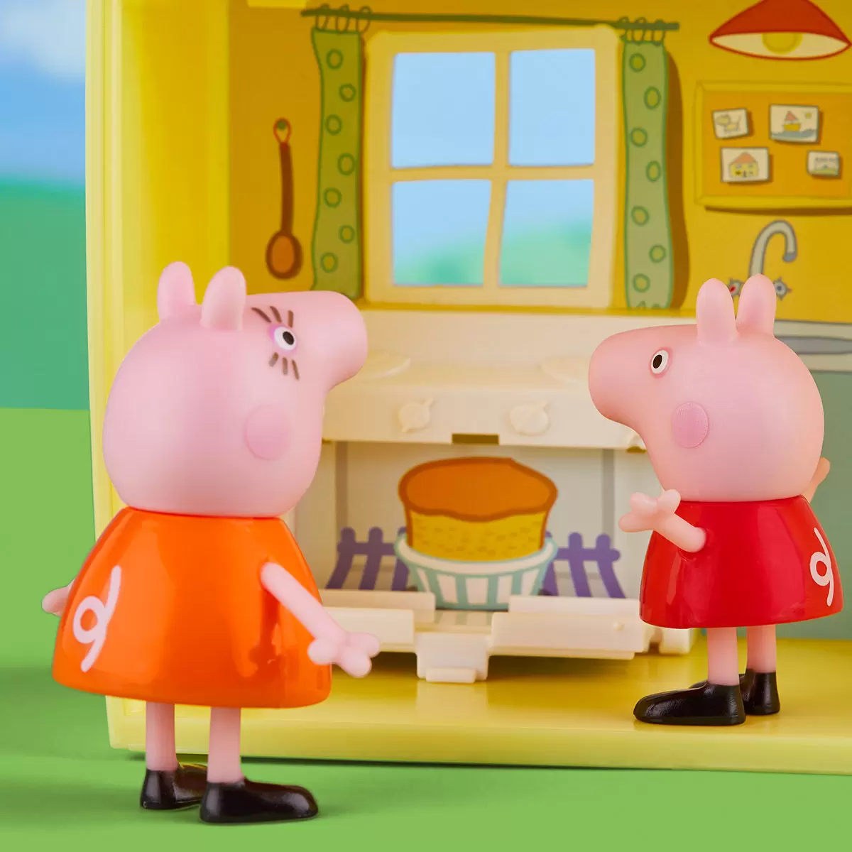 Peppa Pig 粉紅豬小妹佩佩豬的家小紅車遊戲組