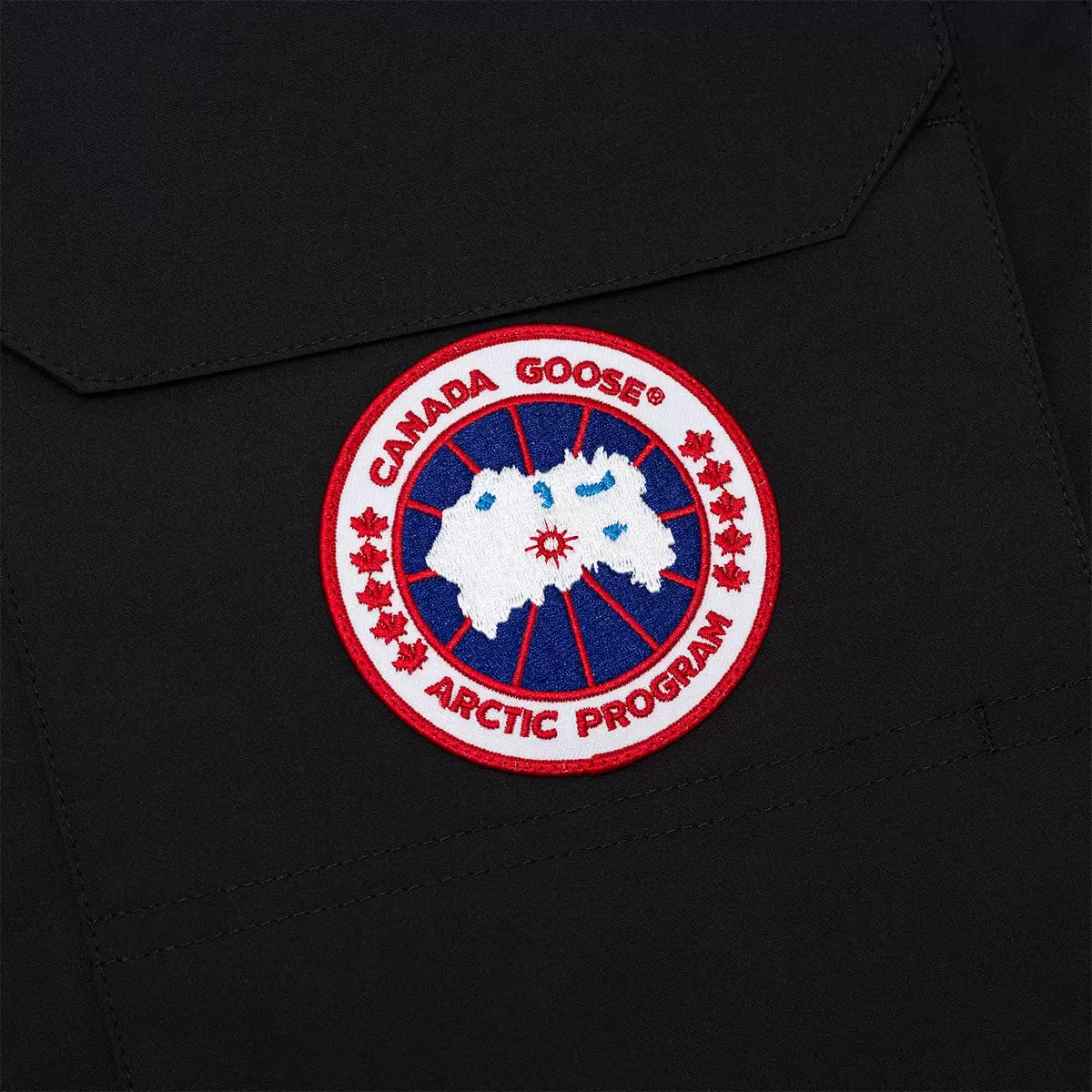 Canada Goose 男連帽外套 黑 S