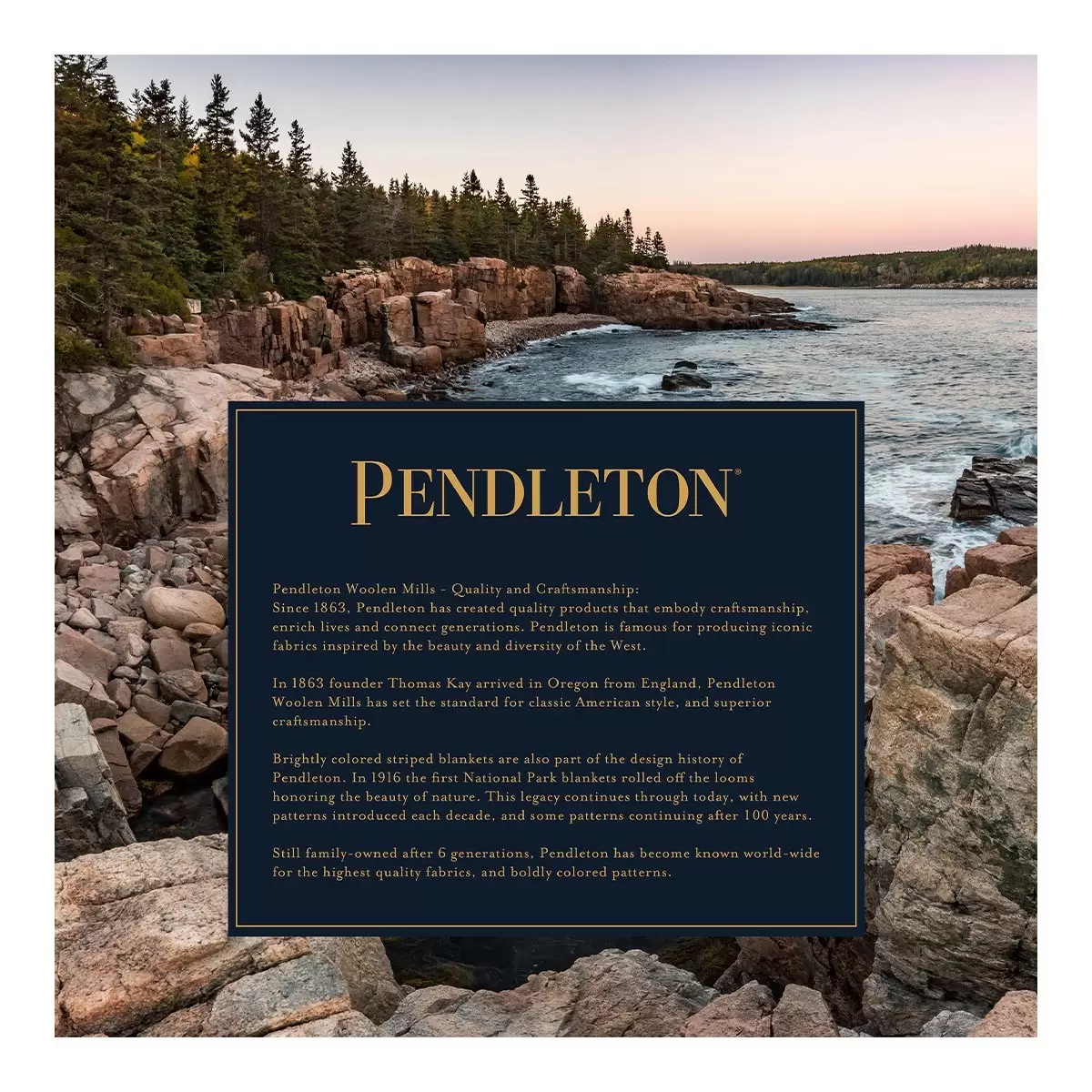 Pendleton 印花長抱枕 50公分 X 121公分