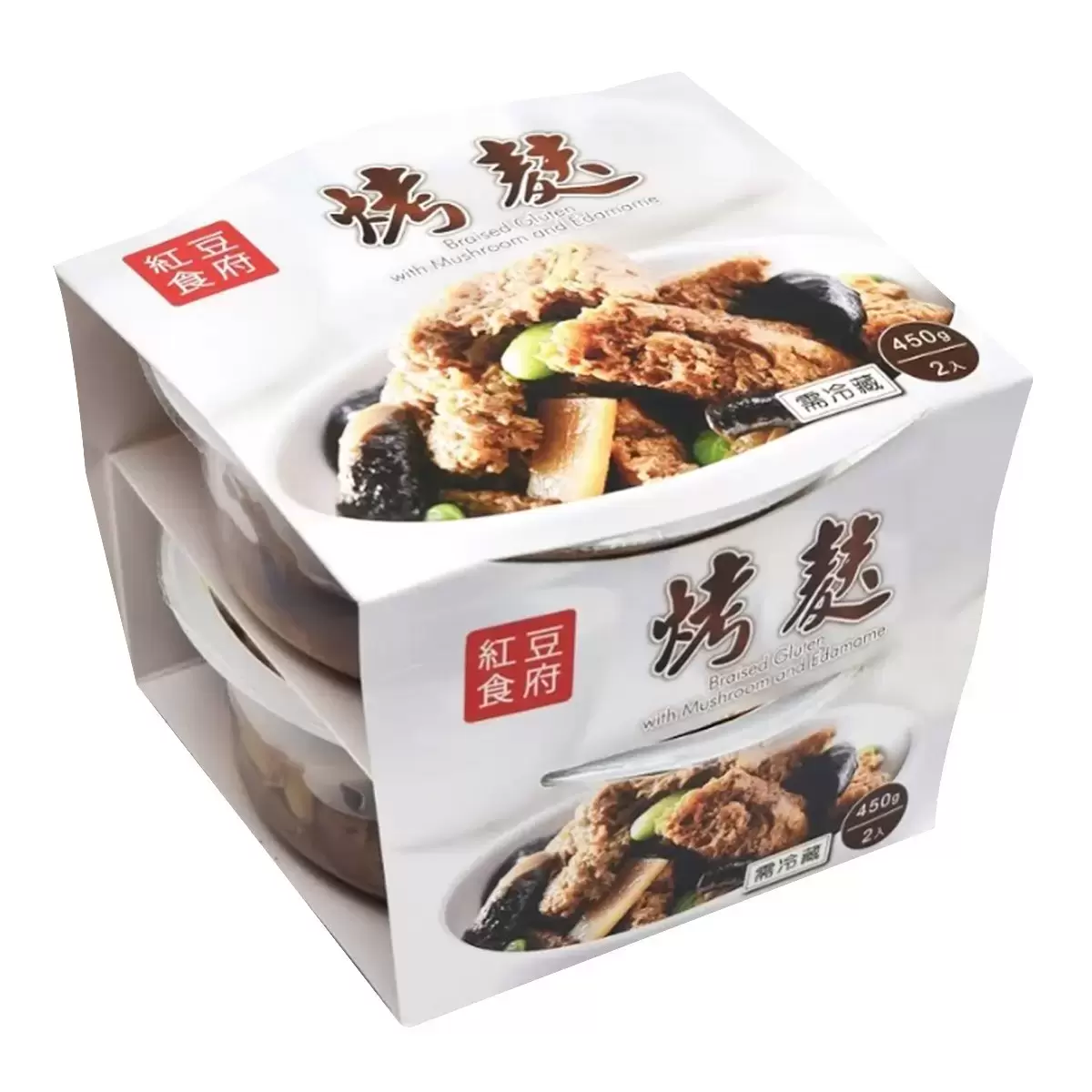 紅豆食府 烤麩 450公克 X 2盒