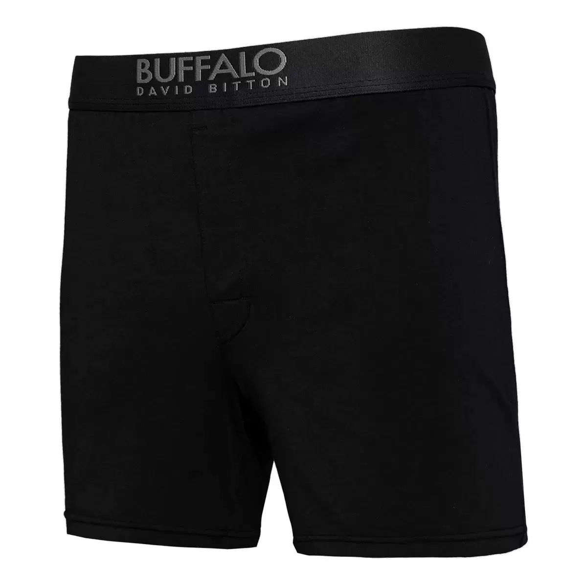 Buffalo 男彈性平口褲 6入 黑色 / 灰色 M