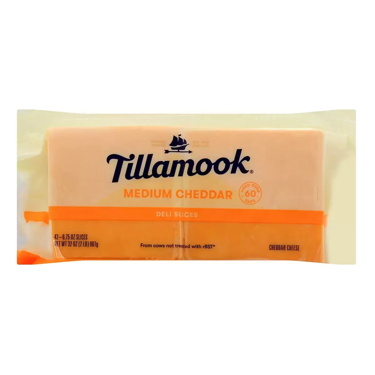 Tillamook 中度熟成切乾酪片 907公克 X 12包 僅配送至雙北市區域