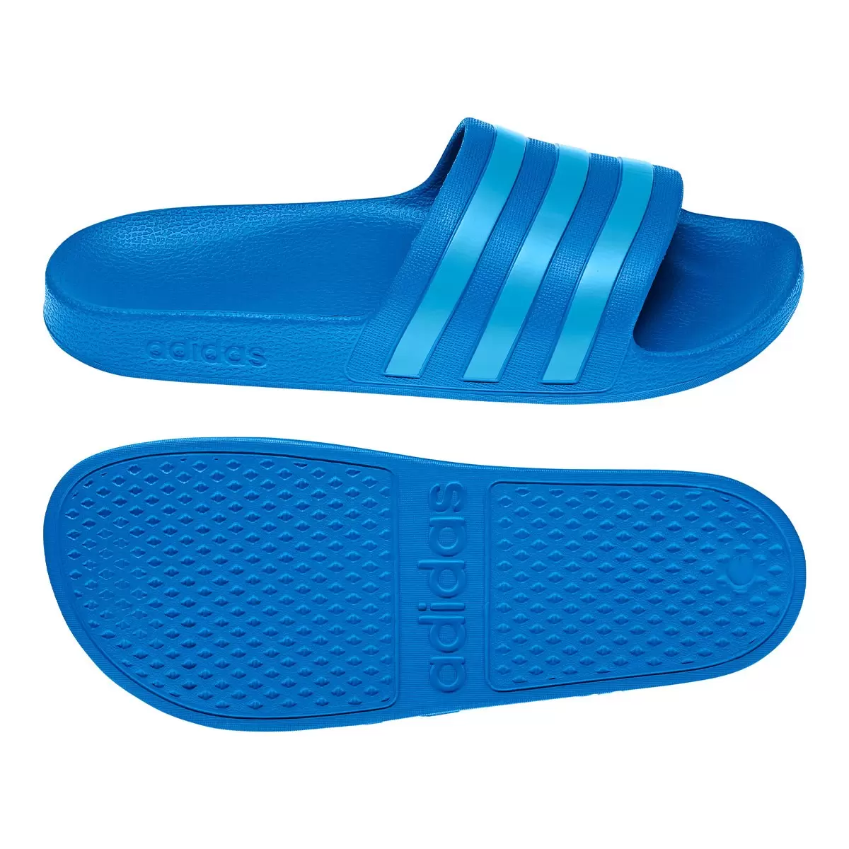 Adidas 男拖鞋 藍 US 9