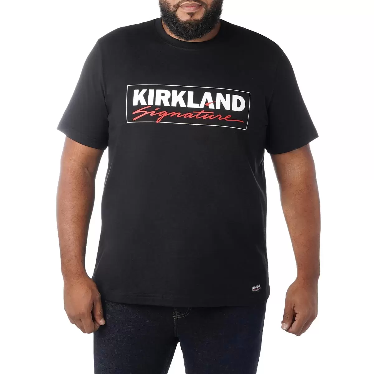 Kirkland Signature 科克蘭 Logo 短袖上衣 黑 XL