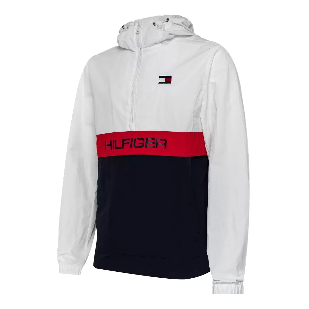 Tommy Hilfiger 男輕量防風外套 白 L