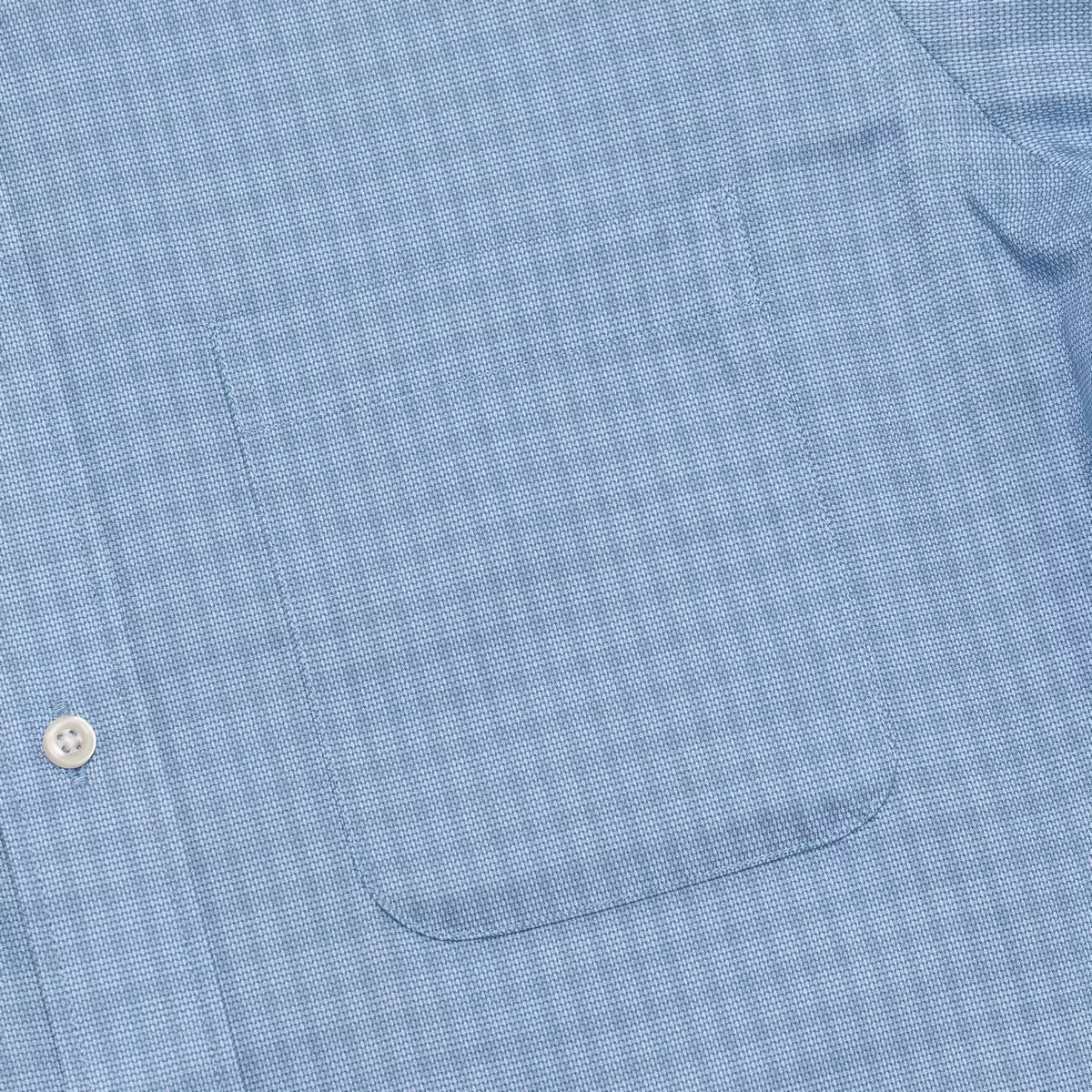 Kirkland Signature 科克蘭 男長袖鈕扣領印花襯衫 藍色格紋 領圍 16吋 X 袖長 32/33吋