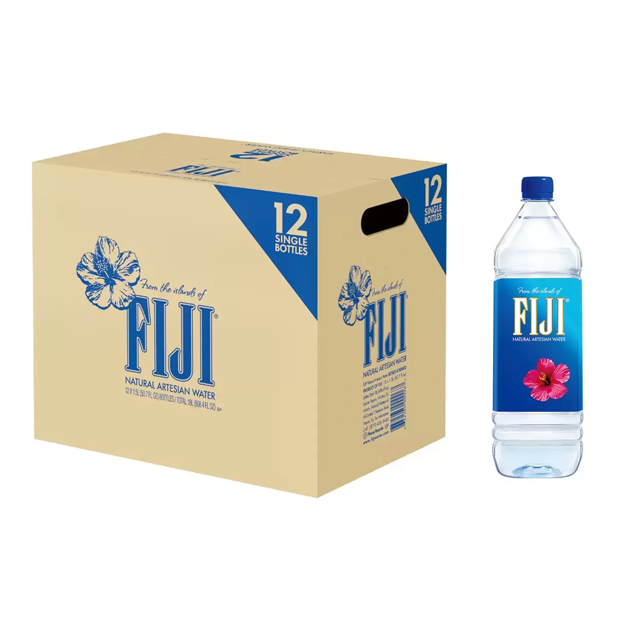 FIJI 斐濟 天然深層礦泉水 1500毫升 X 12瓶 X 33入