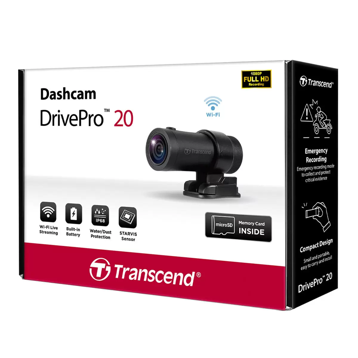 創見 DrivePro 20 機車行車紀錄器