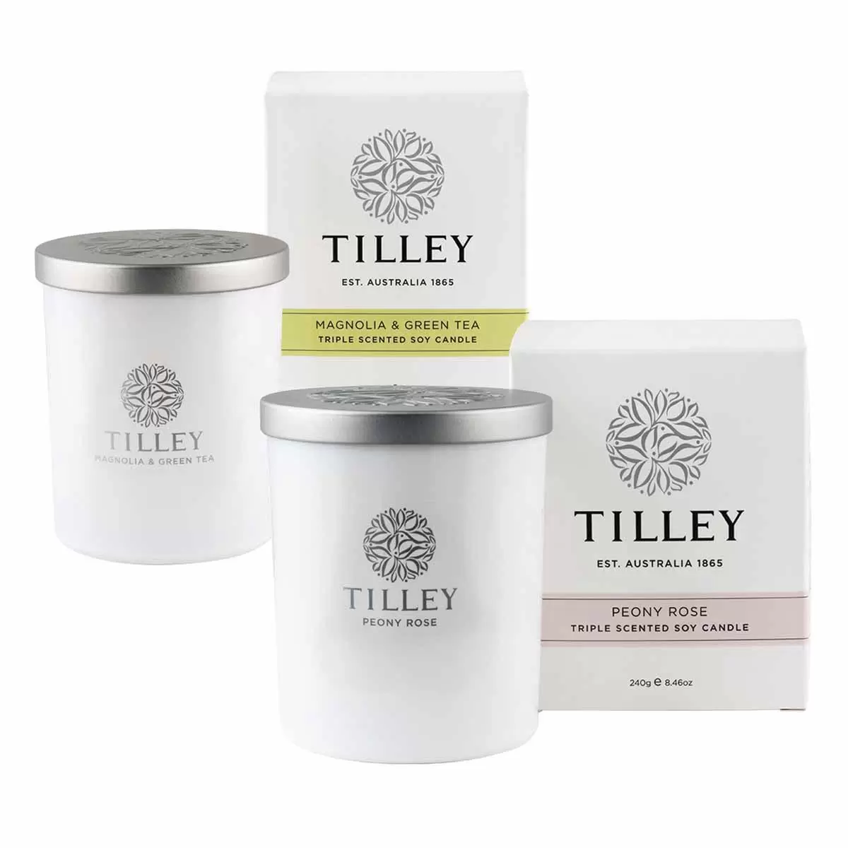 Tilley 微醺大豆香氛蠟燭2入組