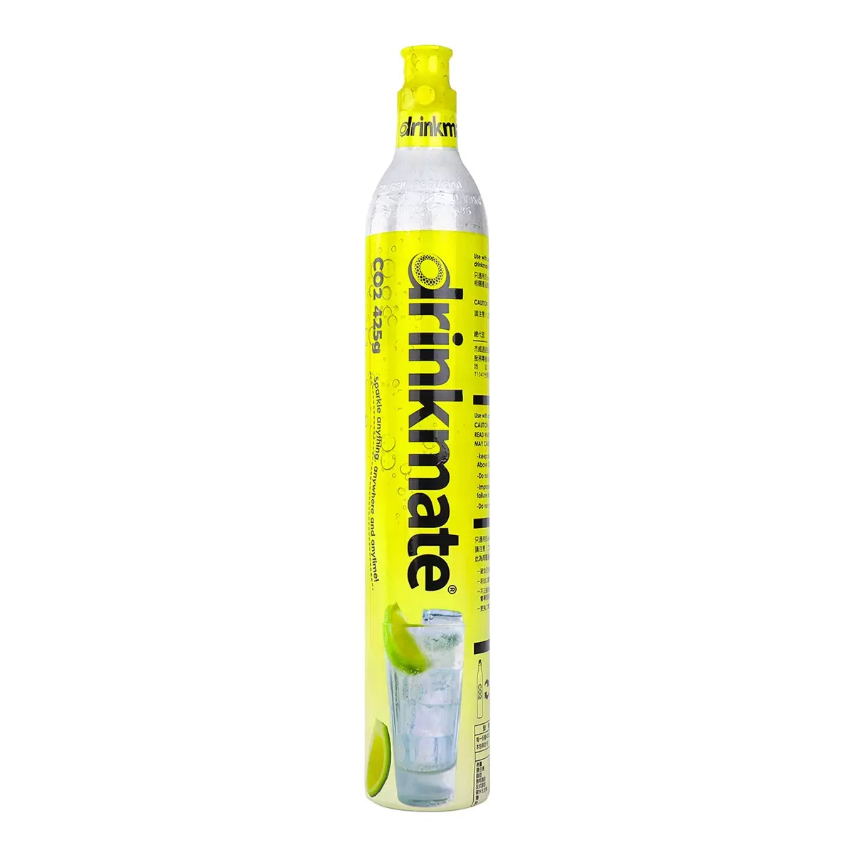 Drinkmate Ultra 氣泡水機組 含氣瓶 X 1 + 1公升耐壓水瓶 X 1 + 500毫升不鏽鋼雙層酷冰杯 X 1