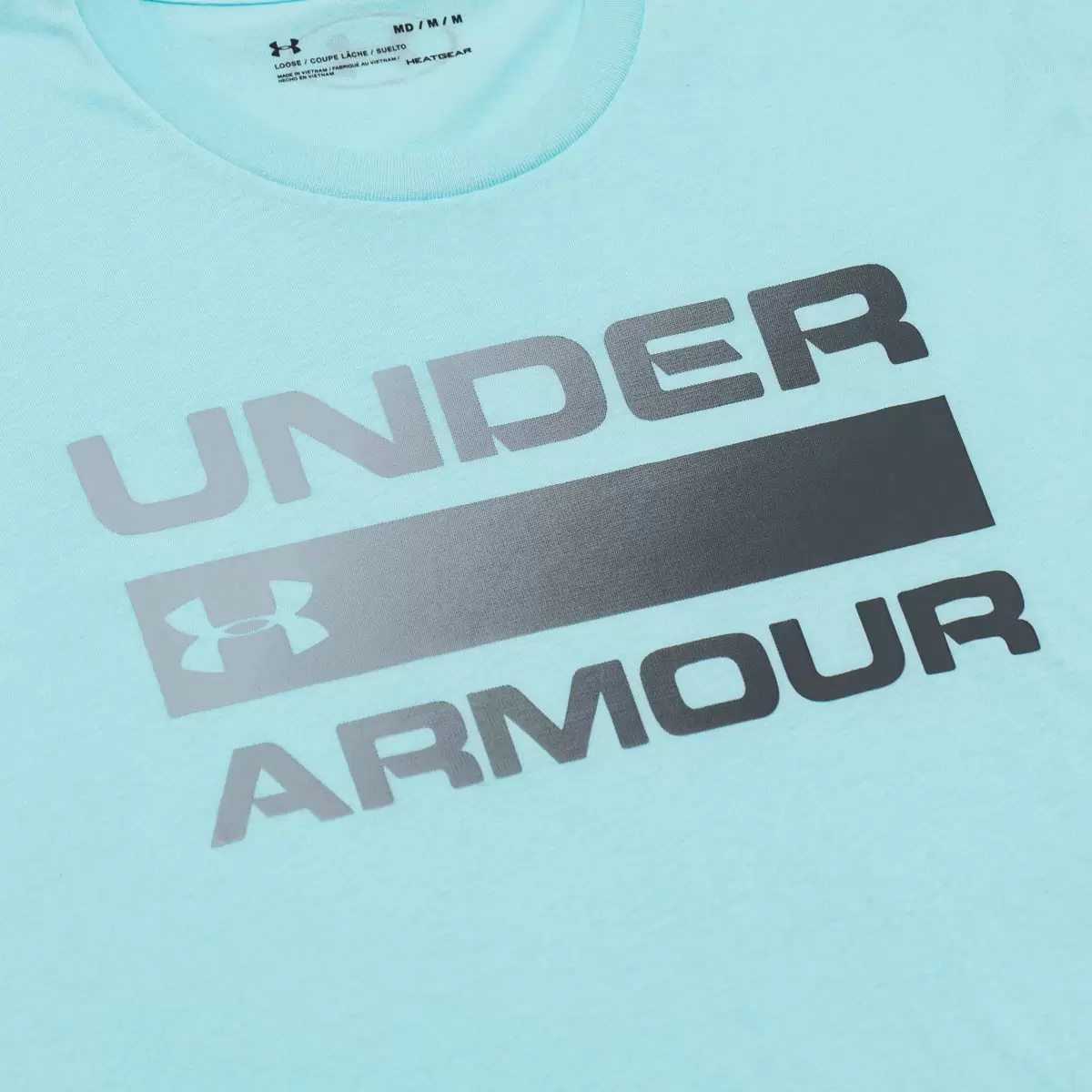 Under Armour 男Wordmark短袖圓領上衣 淺藍 S