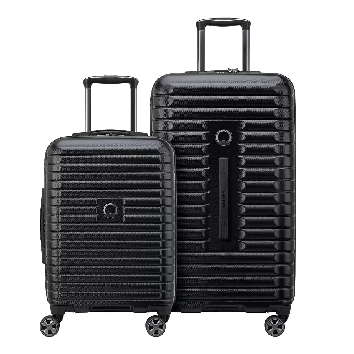 Delsey 22吋 + 29吋 行李箱兩件組 黑色