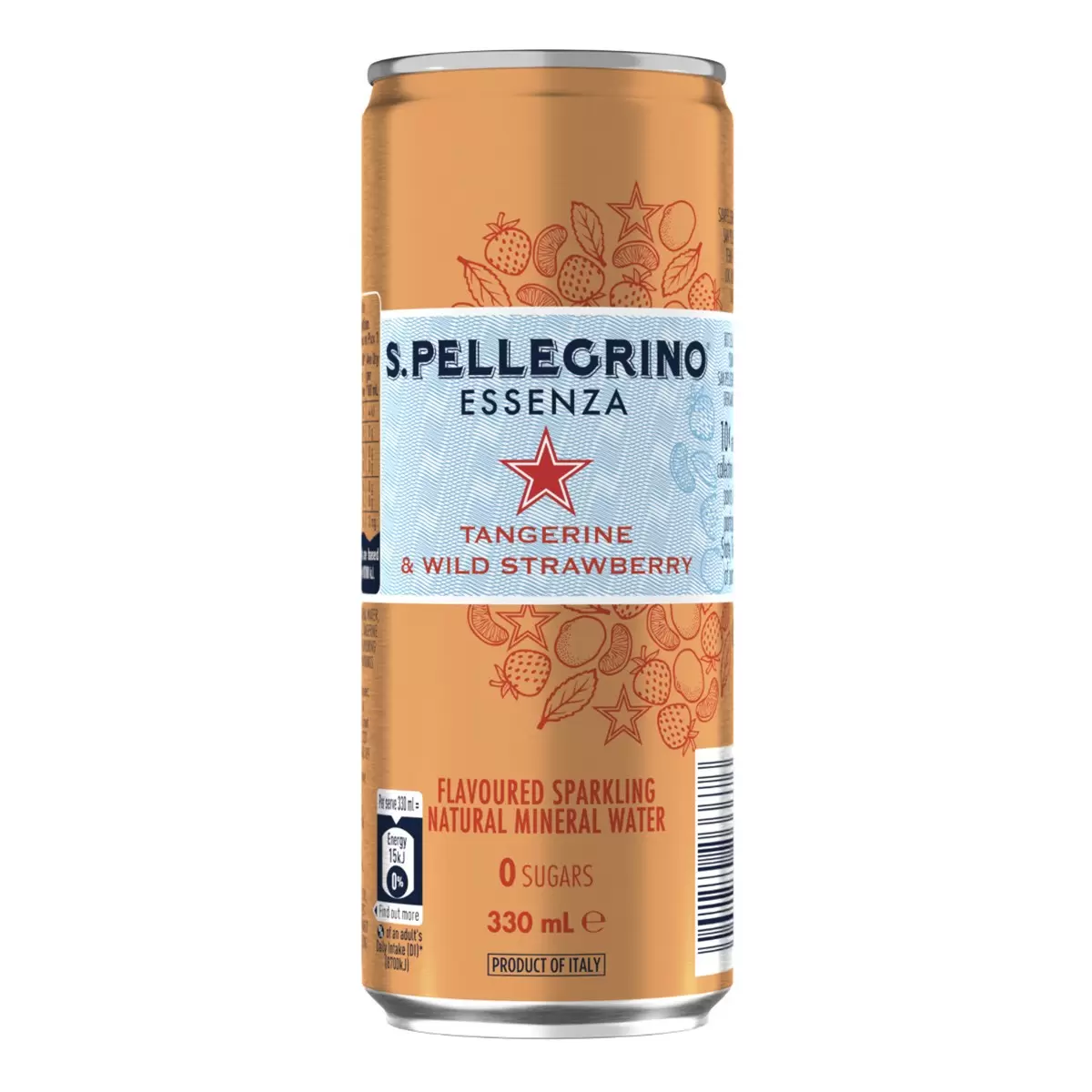 San Pellegrino 聖沛黎洛 零卡香氛氣泡飲 香橙野莓風味 330毫升 X 24入