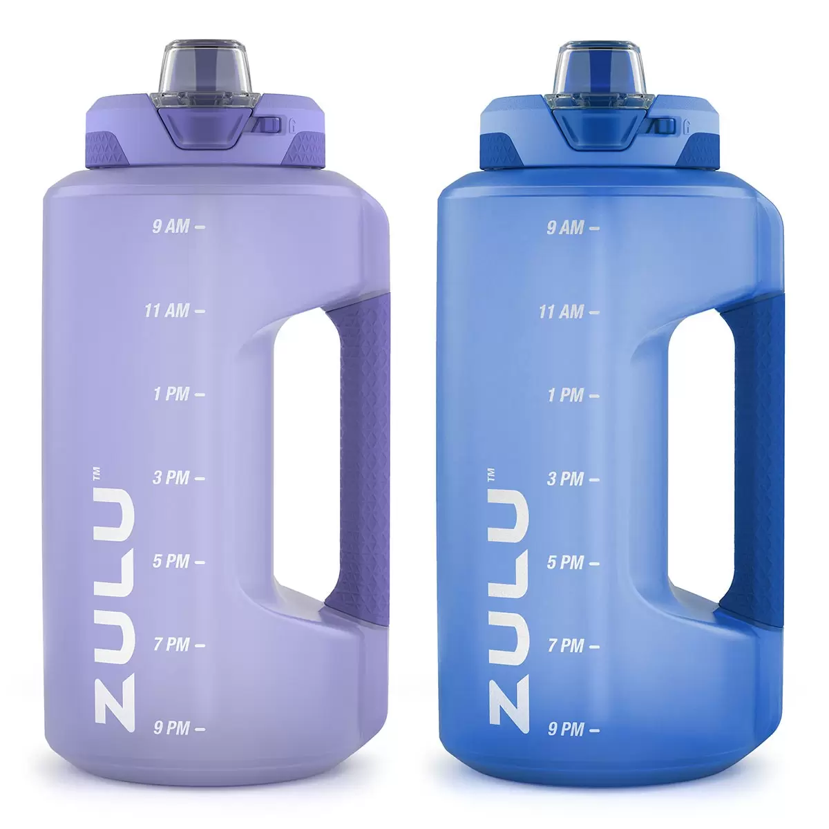 Zulu 大容量水壺 1864毫升 X 2件組 紫 + 藍