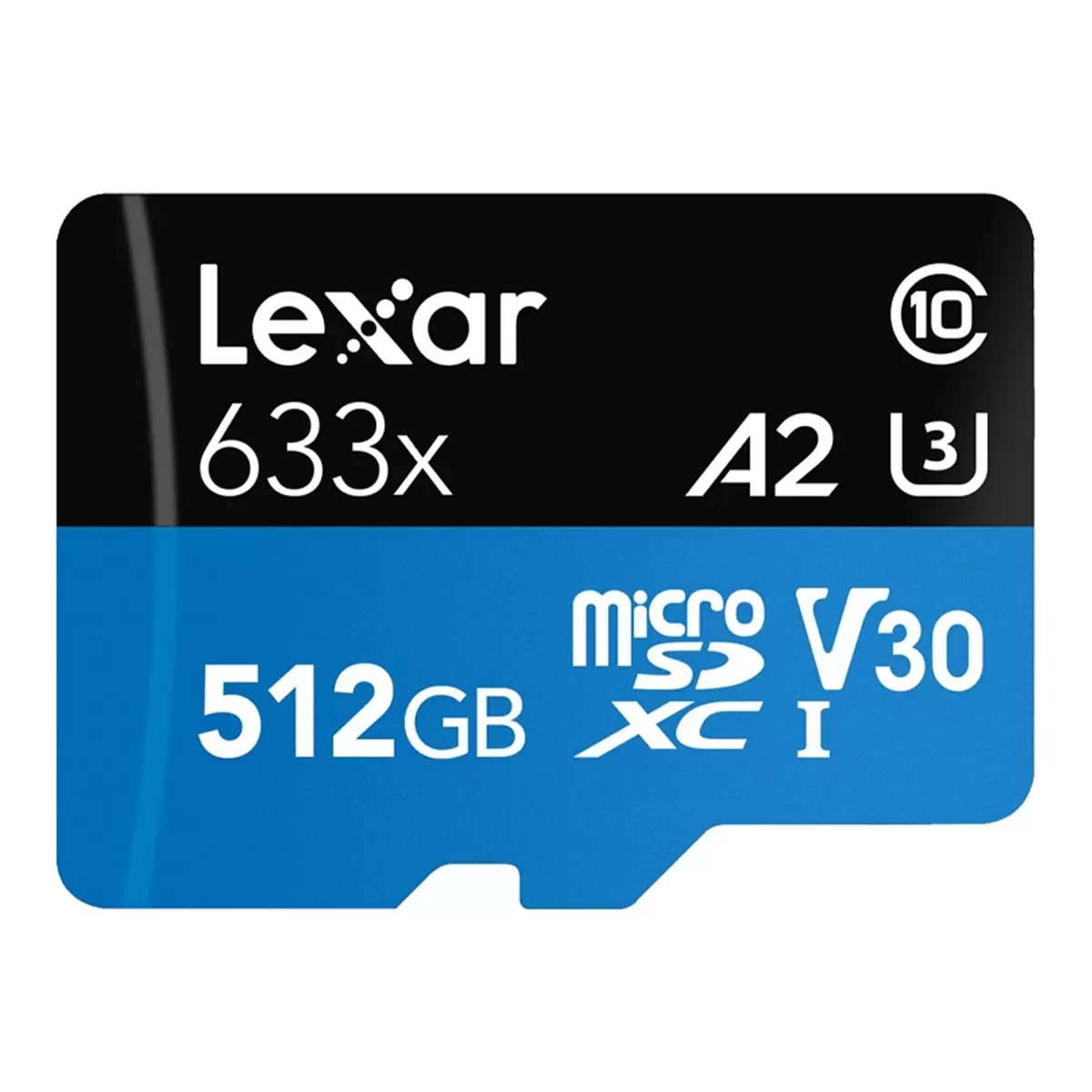 Lexar 雷克沙 High-Performance 633x 512GB microSDXC UHS-I 記憶卡含SD轉接卡 10入組