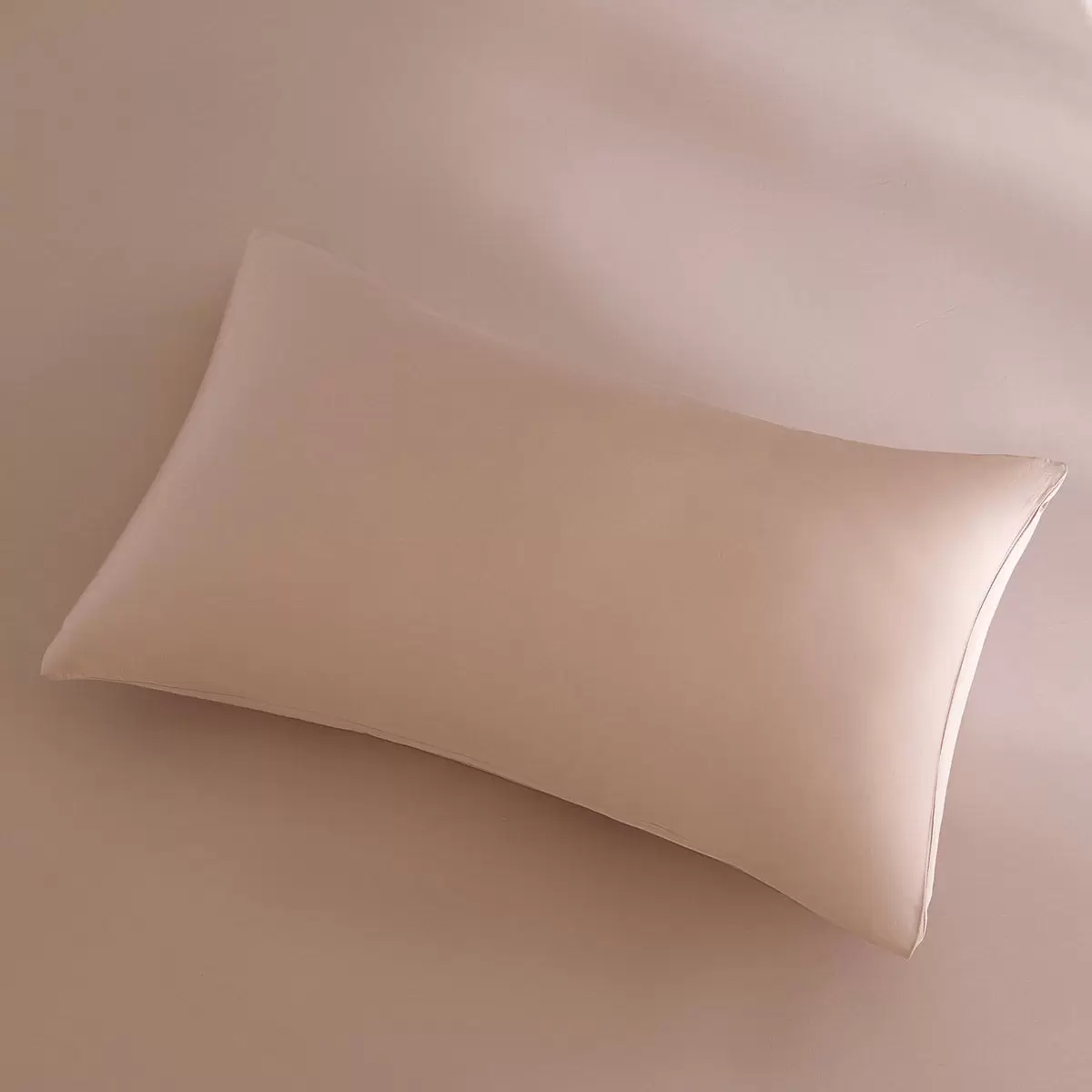 Don Home 萊賽爾素色單人床包枕套三件組 107公分 X 190公分 藕粉