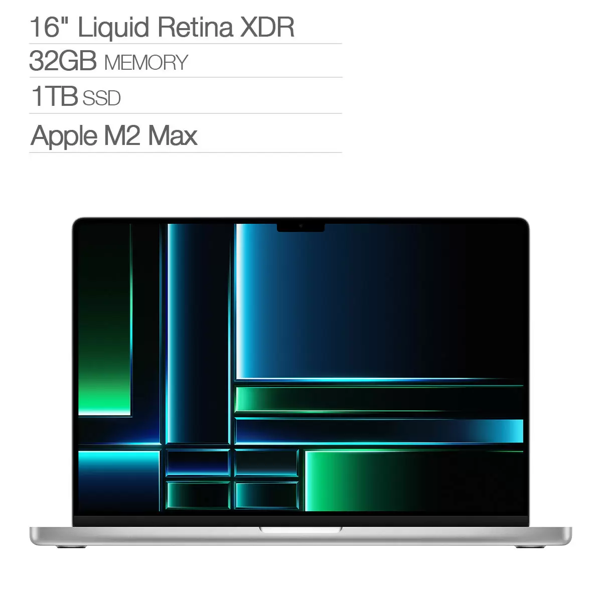 Apple MacBook Pro 16吋 配備 M2 Max晶片 12 核心 CPU 38 核心 GPU 32GB 1TB SSD