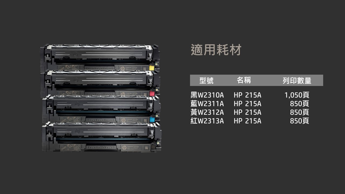 HP 彩色雷射單功網路印表機 M155NW (內含2黑3彩碳粉匣)