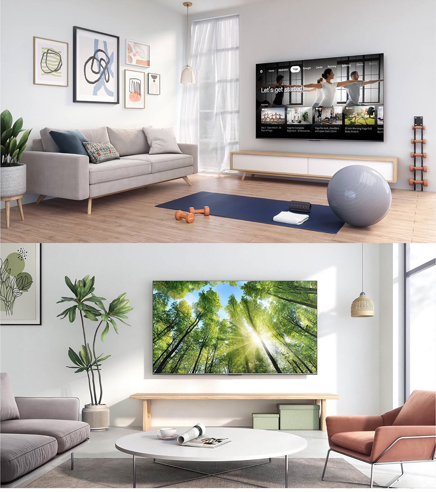 TCL P735 55吋 4K UHD Google TV 可搭配掛壁架宜室宜家