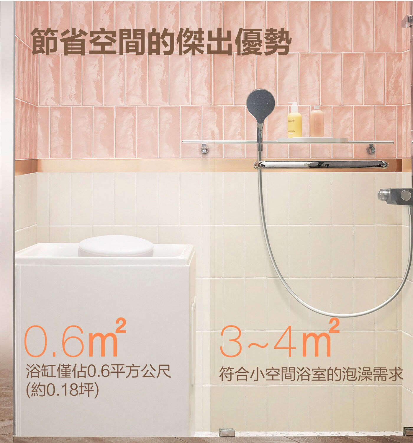 KOHLER 座臥式浴缸右角位 帶腳蹬節省空間的傑出優勢/符合小空間浴室的泡澡需求