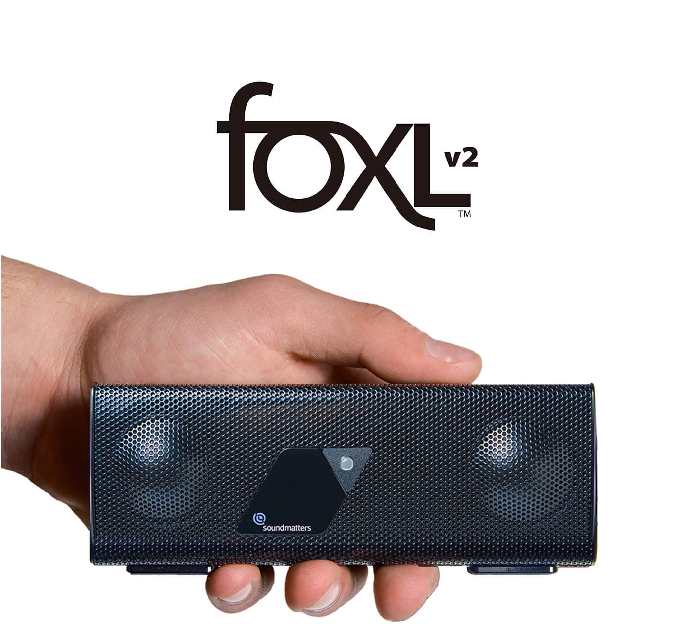 Soundmatters FoxL V2 可攜式藍牙立體音響高音質保真，輕小的體積/透過音源線連接各種音樂