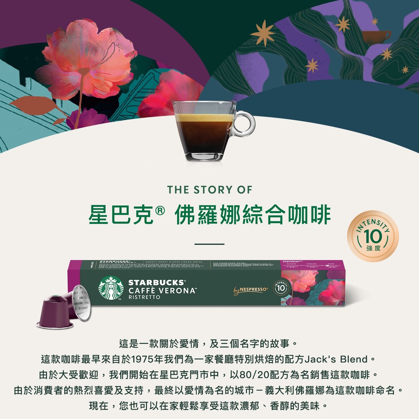 STARBUCKS 星巴克咖啡膠囊單一產區精選組 60顆 適用Nespresso膠囊咖啡機，口感圓潤滑順，帶有水果及特色堅果香氣。