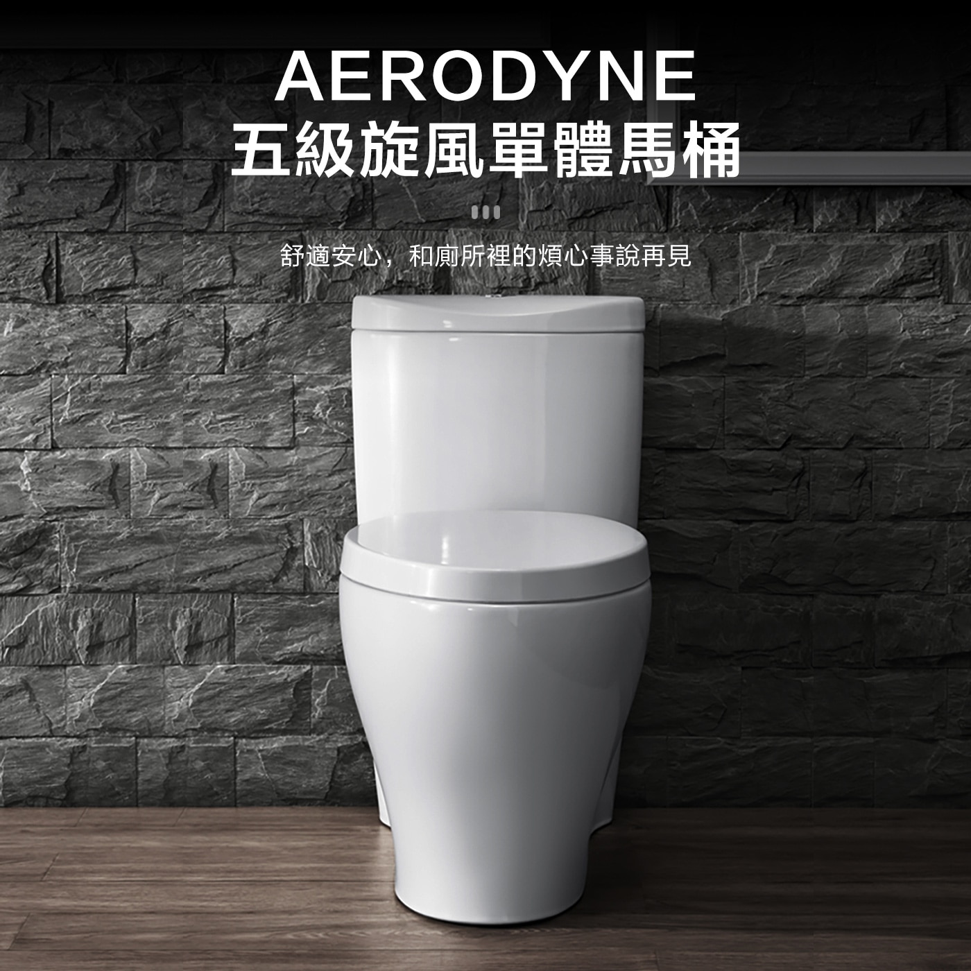 Kohler 虹吸式單體馬桶AERODYNE五級旋風舒適安心和廁所裡的煩心事說再見