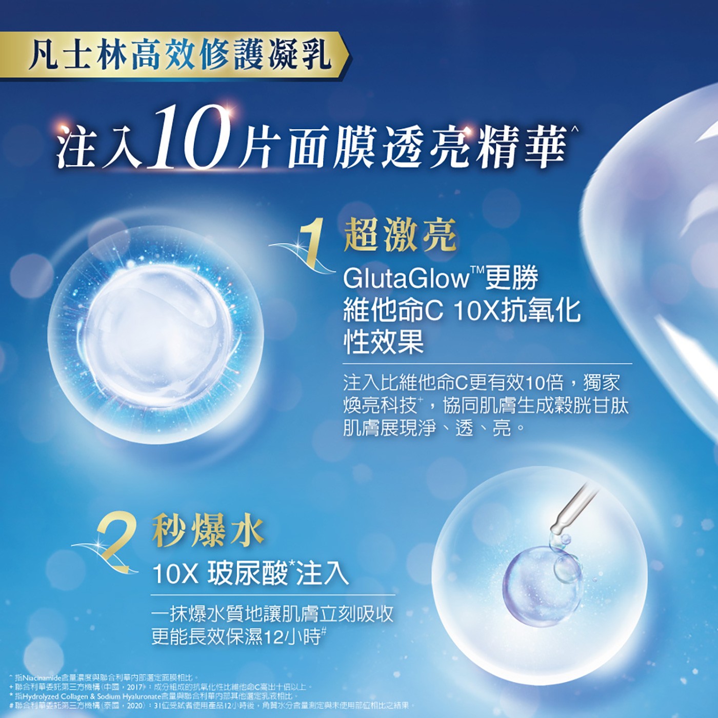 Vaseline 高效修護精華凝乳 300毫升 X 3入